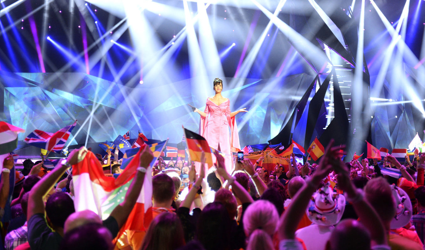 Petra Mede ledde Eurovision Song Contest i Malmö 2013. Foto: Jessica Gow/TT