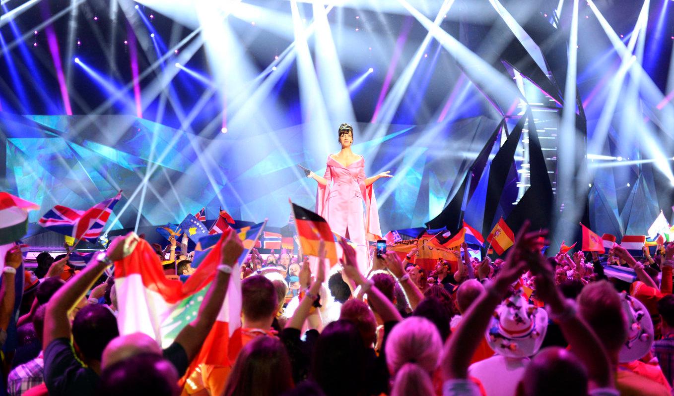 Petra Mede ledde Eurovision Song Contest i Malmö 2013. Foto: Jessica Gow/TT