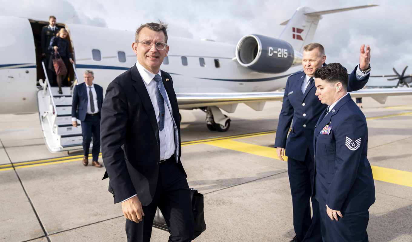 Den danske försvarsministern Troels Lund Poulsen (Venstre) uppger att Danmark tillsammans med andra länder ska skänka 45 stridsvagnar till Ukraina. Arkivbild. Foto: Ida Marie Odgaard/Ritzau Scanpix/TT