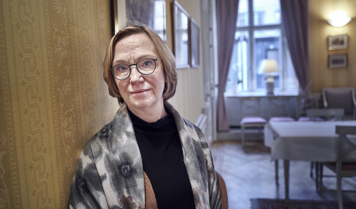 Christina Nyman, chefsekonom på Handelsbanken, ser en lågkonjunktur framför sig 2024. Arkivbild Foto: Simon Rehnström/SvD/TT