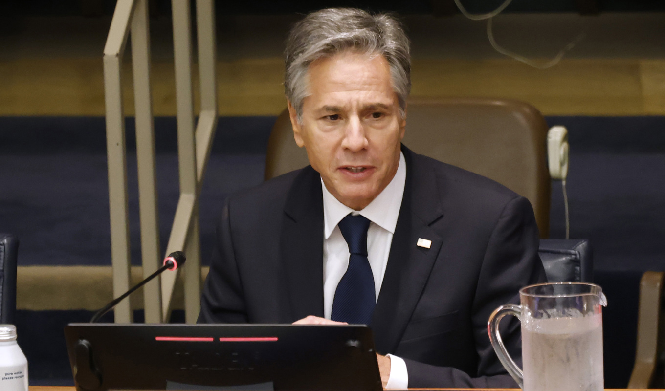 USA:s utrikesminister Antony Blinken. Arkivbild. Foto: Jason DeCrow/AP/TT