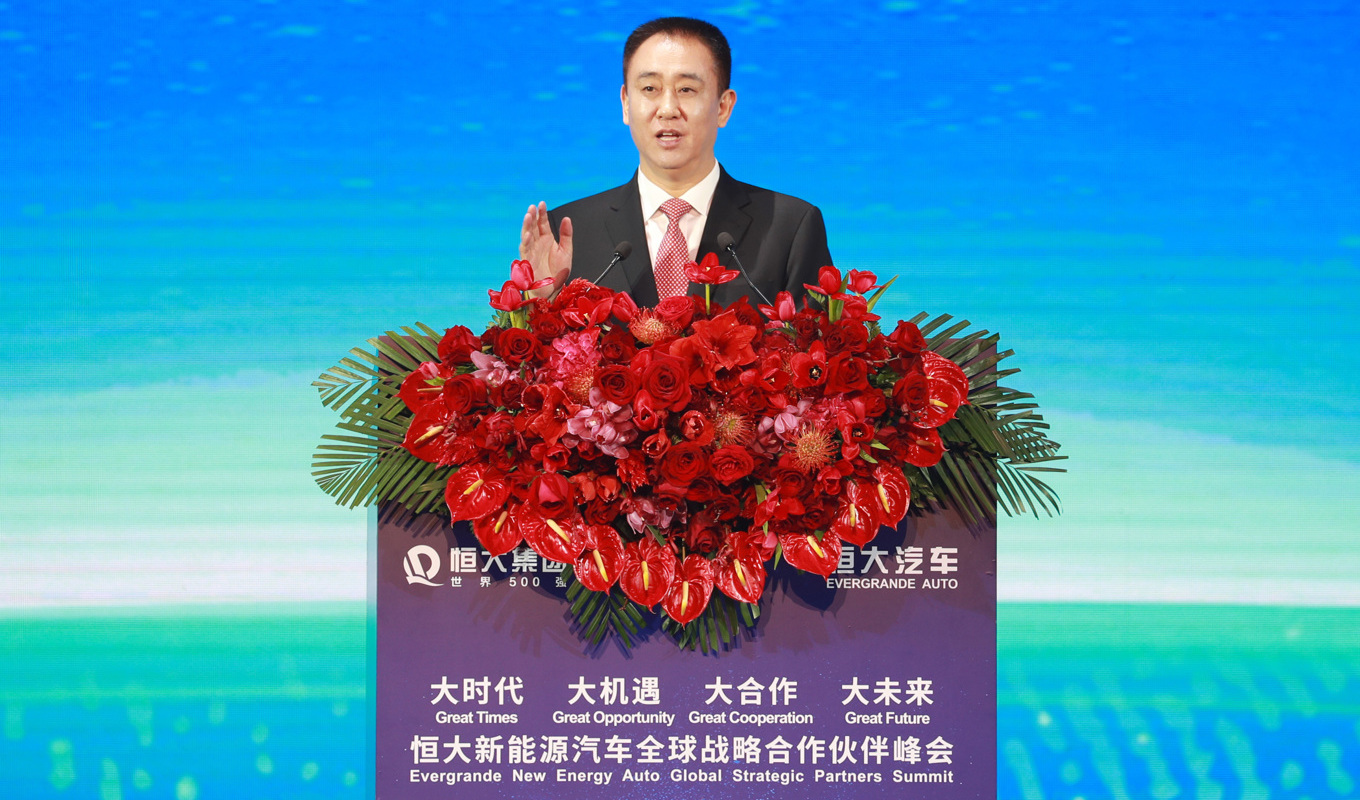 Evergrandes styrelseordförande Hui Ka Yan är satt under polisbevakning enligt källor med insyn i ärendet, rapporterar Bloomberg. Arkivbild. Foto: Xinhua Silk Road via AP/TT