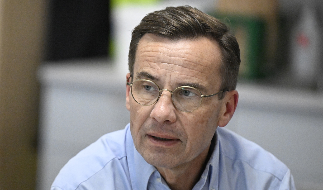 Ulf Kristersson kommer att hålla ett tal till nationen. Arkivbild. Foto: Johan Nilsson/TT