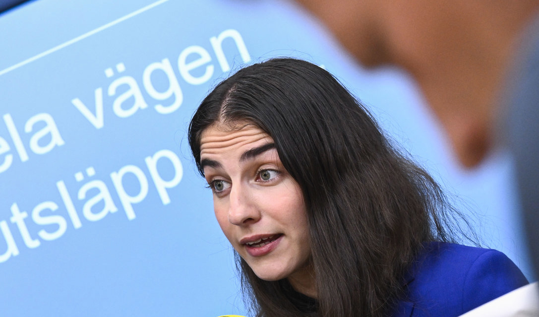 Klimat- och miljöminister Romina Pourmokhtari (L) vill ta bort hinder för ny kärnkraft. Arkivbild. Foto: Claudio Bresciani / TT