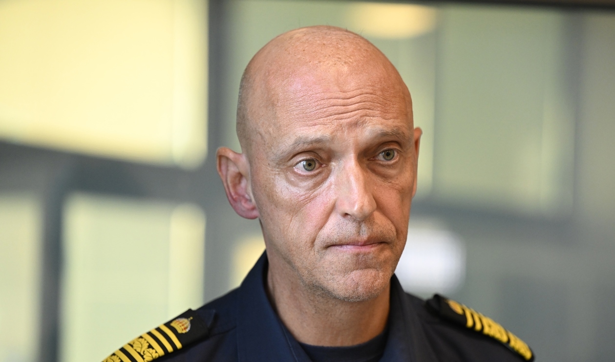 Jale Poljarevius, underrättelsechef region Mitt. Arkivbild. Foto: Jessica Gow/TT