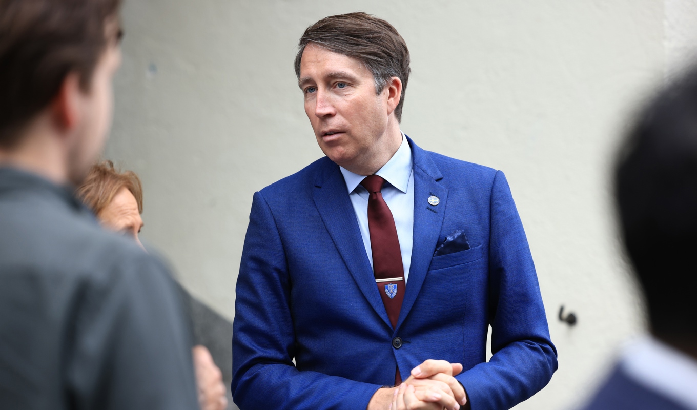 Richard Jomshof (SD), justitieutskottets ordförande, kan tänka sig att införa utegångsförbud i extrema lägen. Arkivbild. Foto: Ali Lorestani/TT