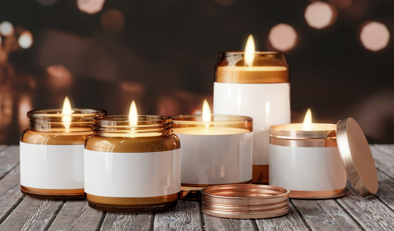 Ett hemgjort ljus med omtanke om dig själv eller någon annan. Foto: PMW Chamara