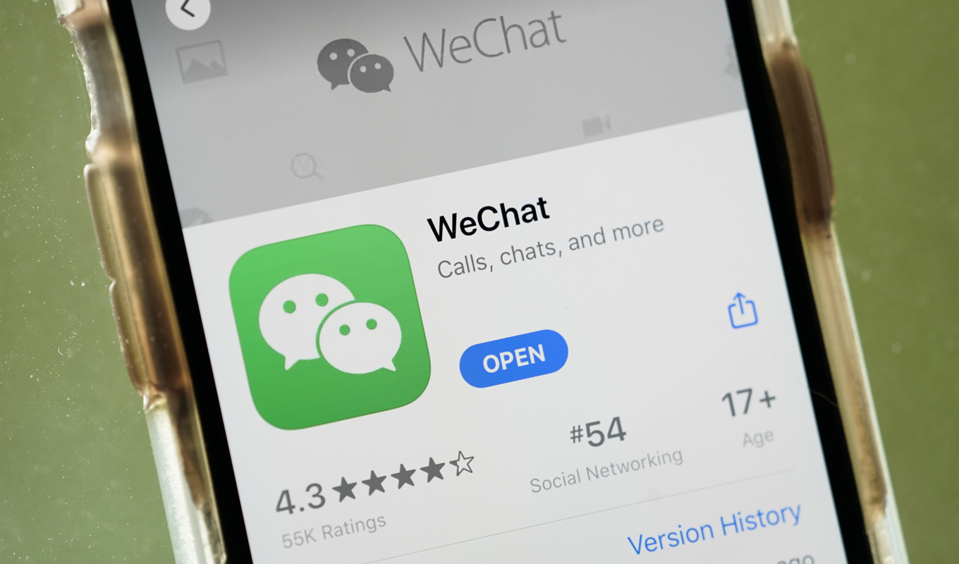 Kanada har nu förbjudit regeringsanställda att använda den kinesiska appen Wechat. Foto: Drew Angerer/Getty Images