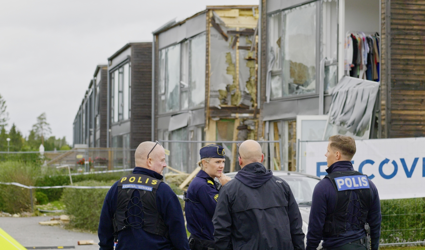 Den utbredda gängkriminaliteten påverkar inte bara dem som är direkt inblandade i konflikterna. I Uppsala dödades en 25-årig kvinna i ett sprängdåd i slutet av september. Foto: Marcus Strand
