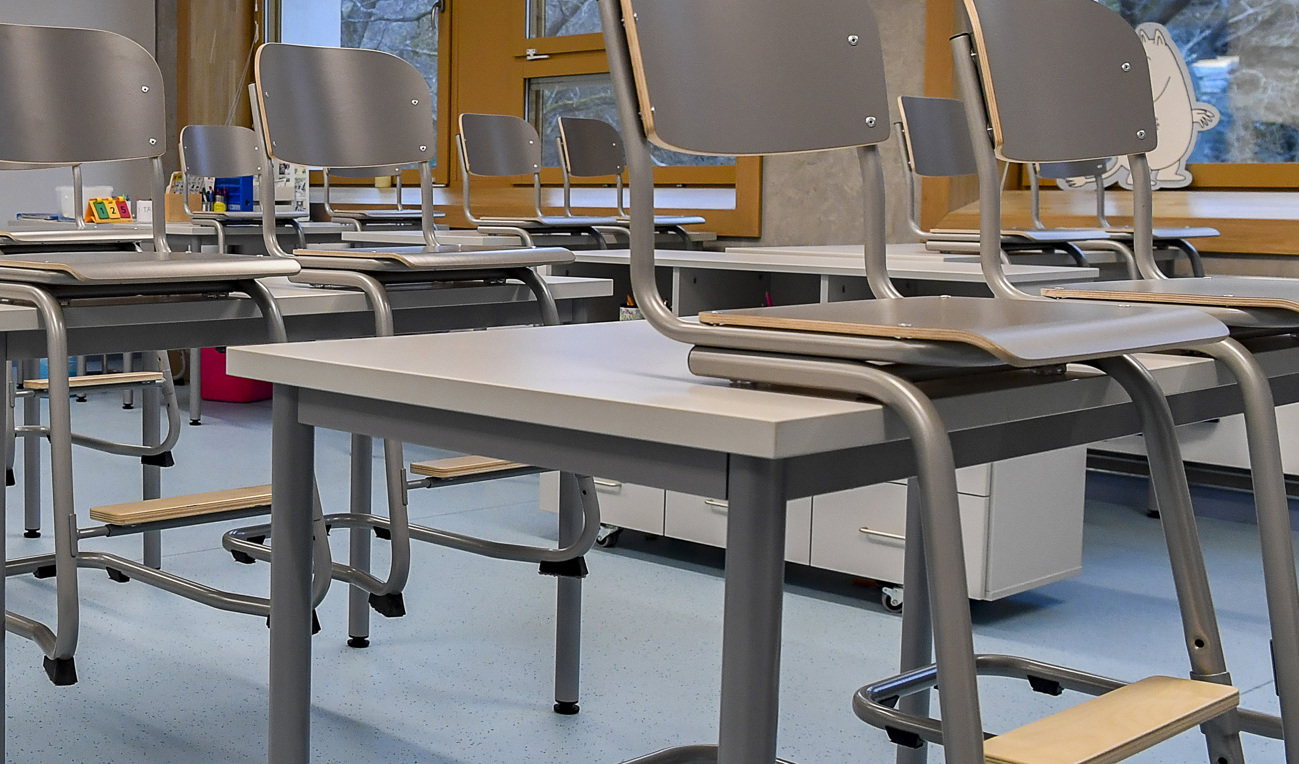 Läraren tappade kontrollen över lektionen och sparkade en elev i skrevet. Arkivbild. Foto: Jonas Ekströmer/TT