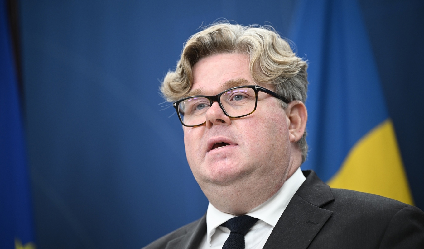 Justitieminister Gunnar Strömmer (M). Arkivbild. Foto: Anders Wiklund /TT