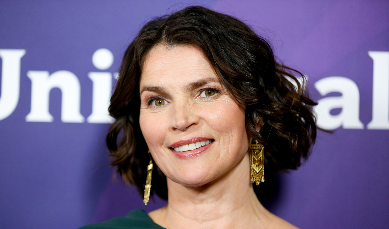 Julia Ormond på en pressträff 2016. Foto: Rich Fury/AP/TT