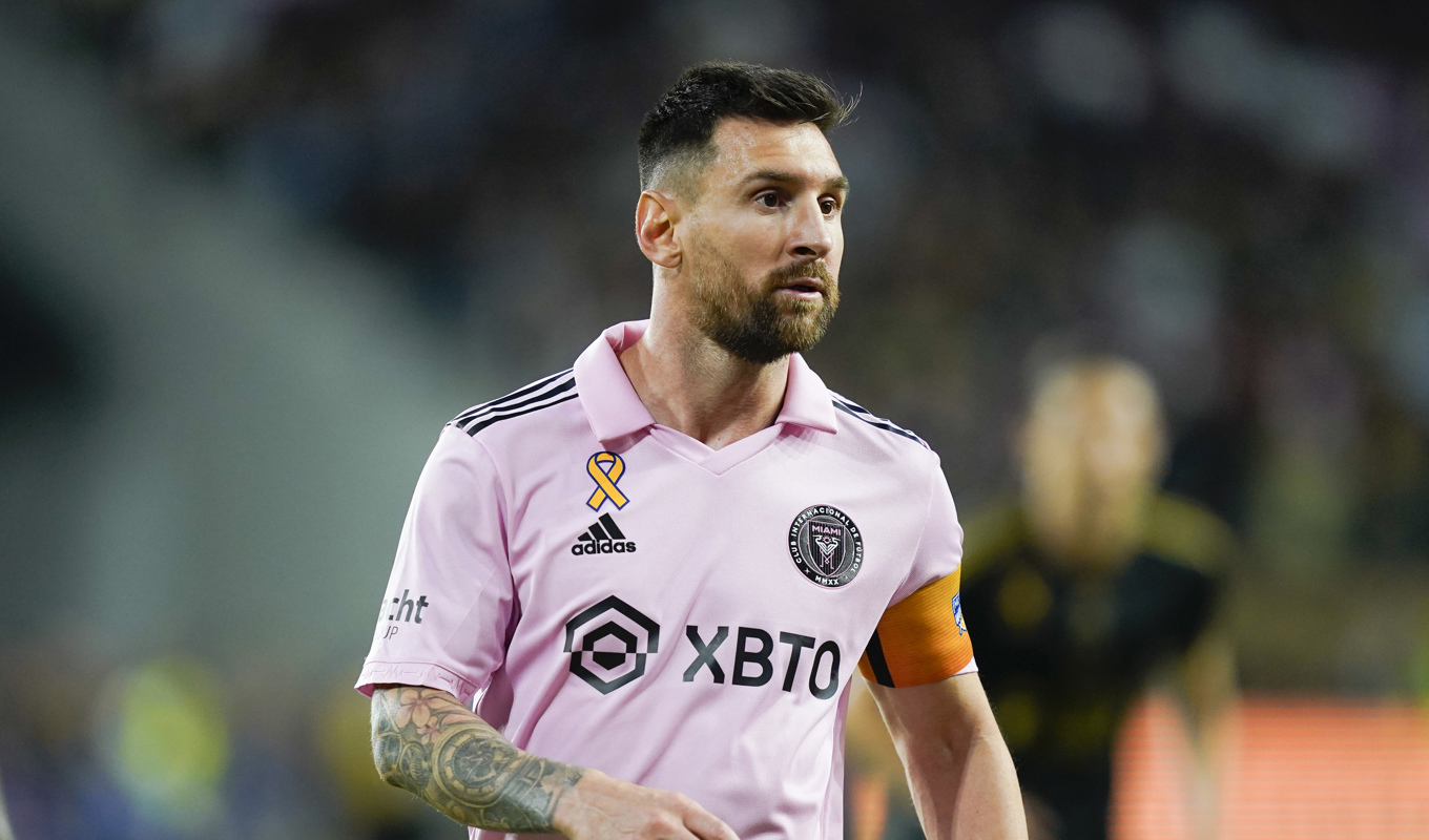 Lionel Messi har nu missat fem av de senaste sex matcherna för sitt lag Inter Miami. Arkivbild. Foto: Ryan Sun/AP/TT