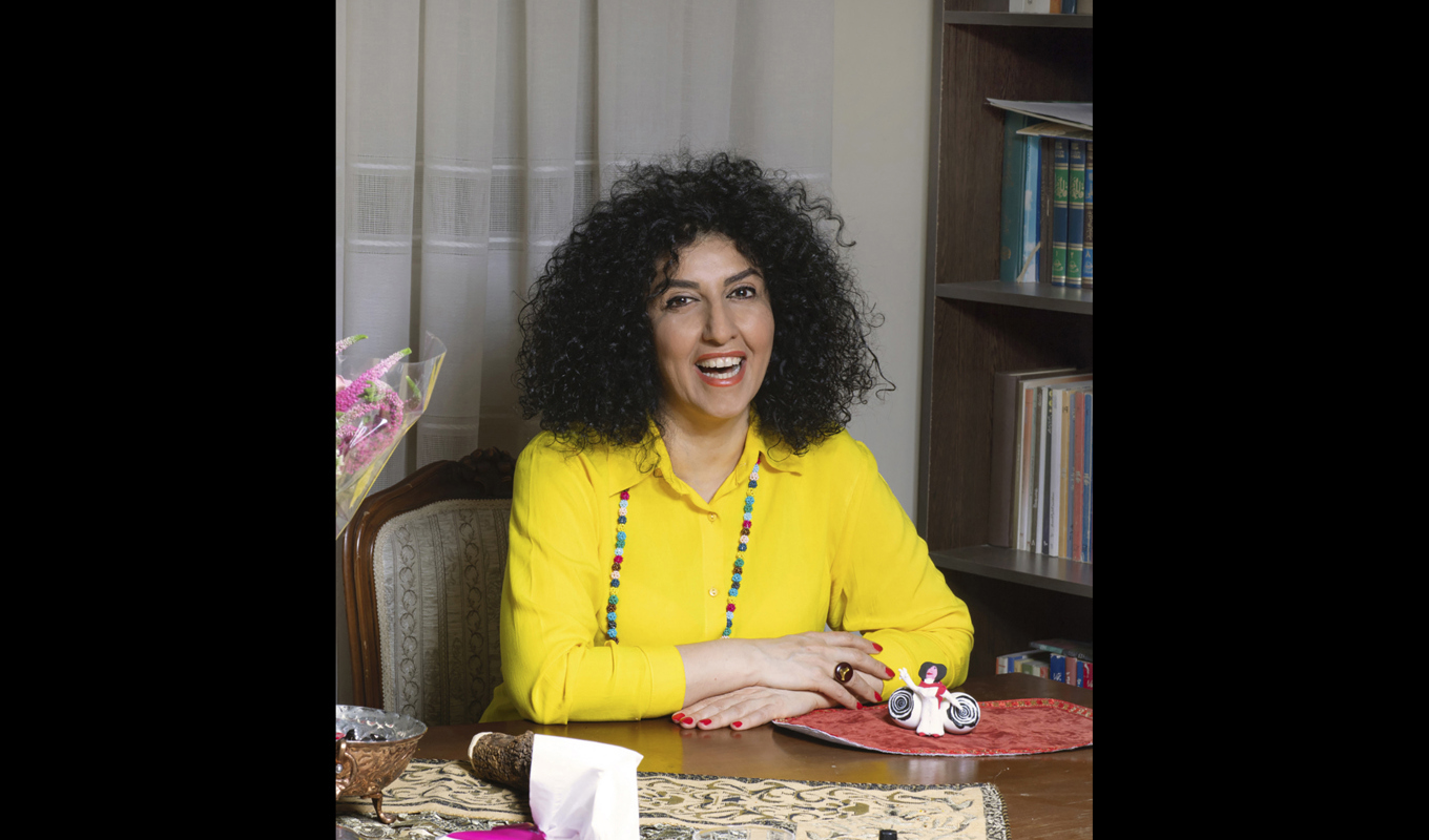 Narges Mohammadi är årets fredspristagare. Arkivbild. Foto: Reihane Taravati/AP/TT