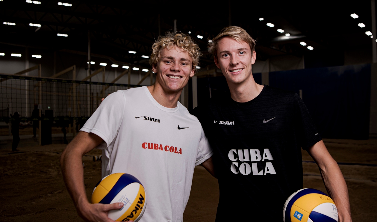 David Åhman och Jonatan Hellvig får spela slutspel. Arkivbild. Foto: Tim Aro/TT