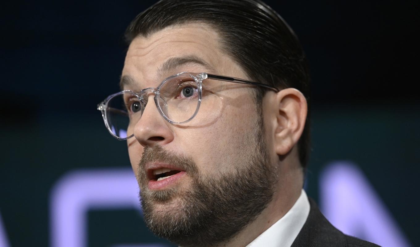 SD-ledaren Jimmie Åkesson. Arkivbild. Foto: Fredrik Sandberg/TT