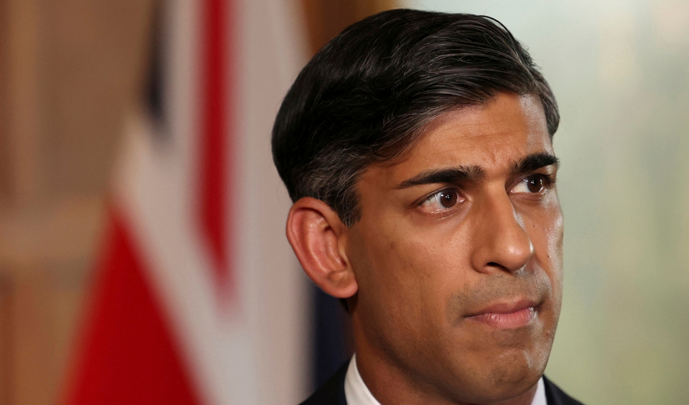Storbritanniens premiärminister Rishi Sunak. Arkivbild. Foto: Suzanne Plunkett/AP/TT
