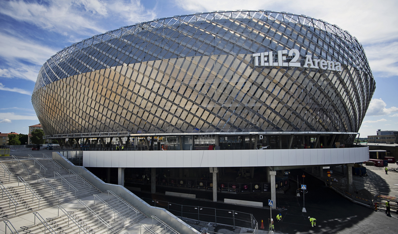 Tele2 arena. Arkivbild. Foto: ERIK MÅRTENSSON/TT