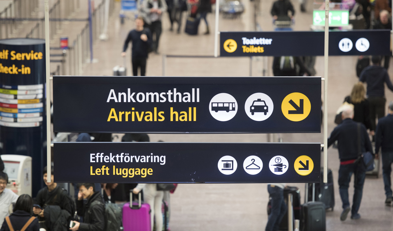 Ombord på planet, som avgick från Tel Aviv, fanns både svenskar och medborgare från andra länder i Norden och övriga EU. Arkivbild. Foto: Fredrik Sandberg/TT