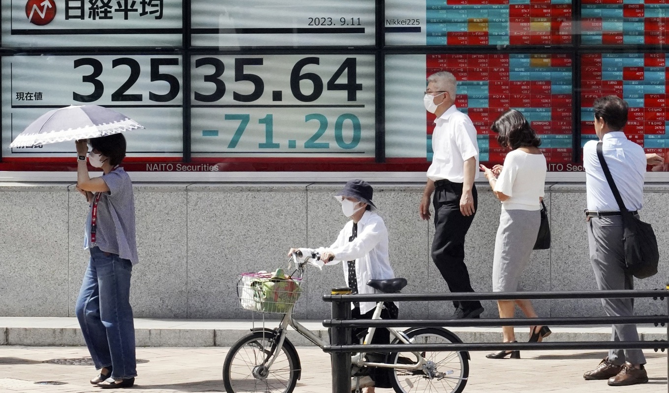 Tokyo inledde handelsveckan i moll. Arkivbild. Foto: Eugene Hoshiko/AP/TT