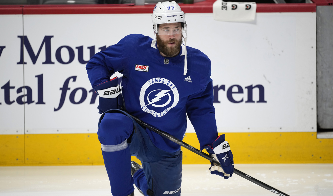 Victor Hedman. Arkivbild. Foto: David Zalubowski/AP/TT