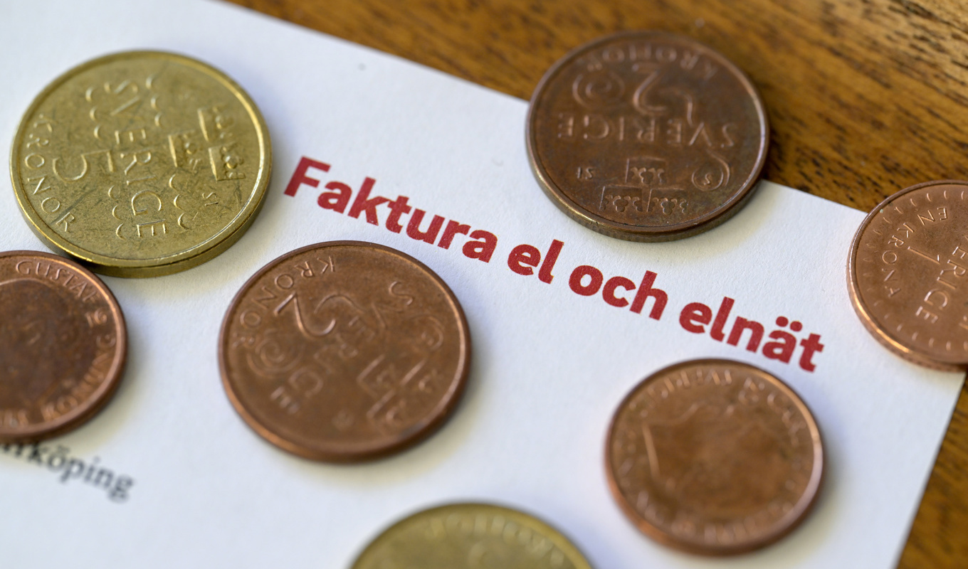 Dyrare skatt på elen nästan år. Skatten kommer på elnätsfakturan. Arkivbild. Foto: Janerik Henriksson/TT