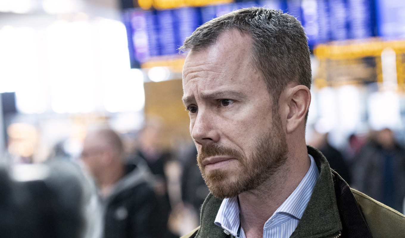 Partiledaren för Venstre, tillika Danmarks näringsminister, Jakob Ellemann-Jensen avgår från sin post. Foto: Johan Nilsson/TT