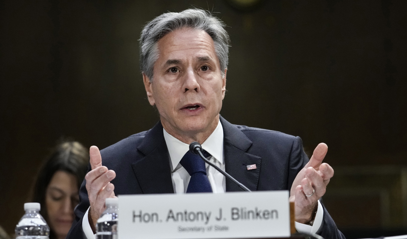USA:s utrikesminister Antony Blinken reser till Israel och länder i regionen senare i veckan. Foto: J. Scott Applewhite/AP/TT