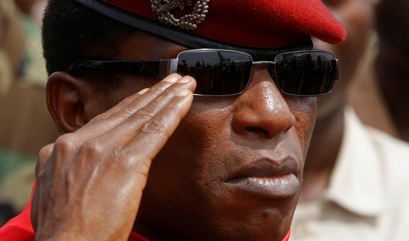 Guineas tidigare militärdiktator Moussa Dadis Camara. Arkivbild. Foto: Schalk van Zuydam/AP/TT