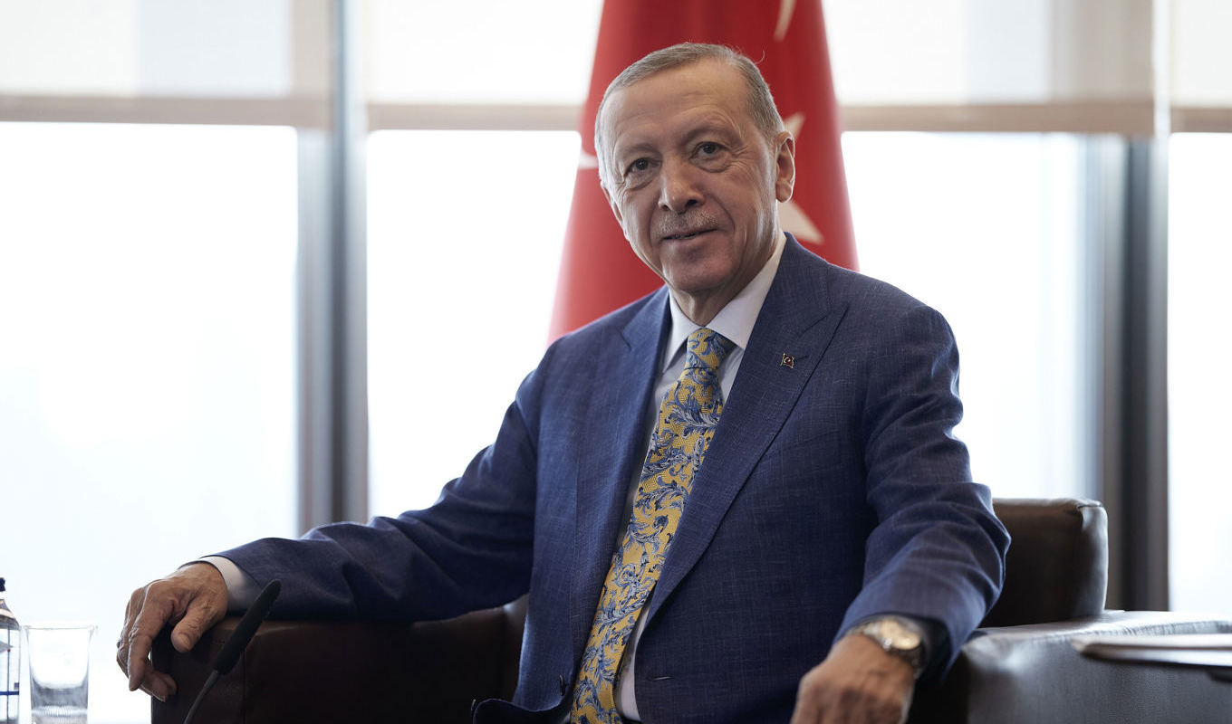 Turkiets president Recep Tayyip Erdogan. Arkivbild. Foto: Dimitris Papamitsos/AP/TT