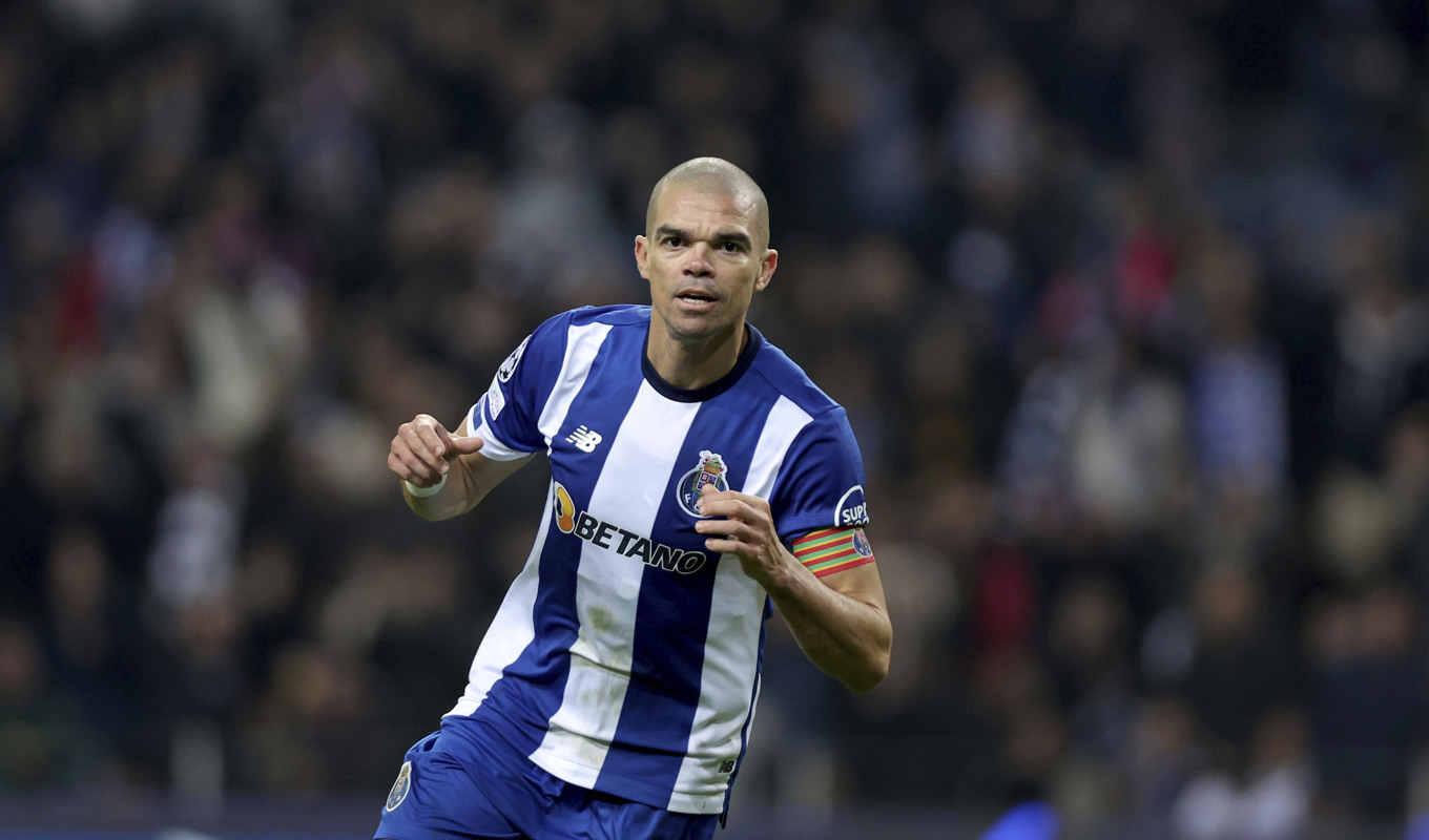 Pepe skrev Champions League-historia. Foto: Miguel Pereira/AP/TT