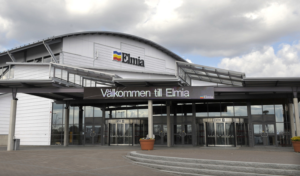 Nästan 100 kommunchefer har blivit magsjuka efter en konferens på mässhallen Elmia i Jönköping. Arkivbild. Foto: Anders Wiklund/TT