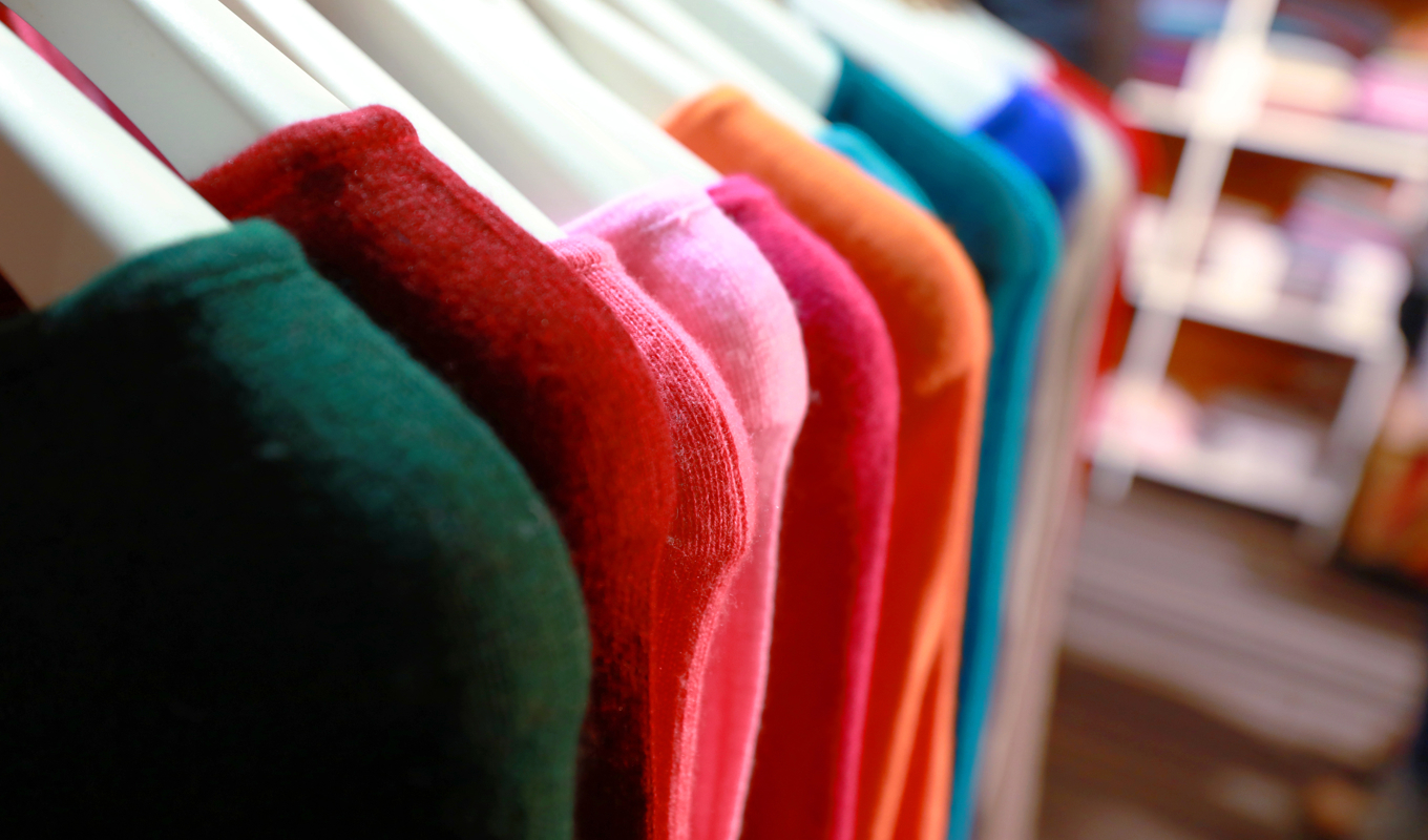 Kallare väder ökade suget efter varma kläder. Arkivbild. Foto: Ørn E. Borgen/NTB/TT