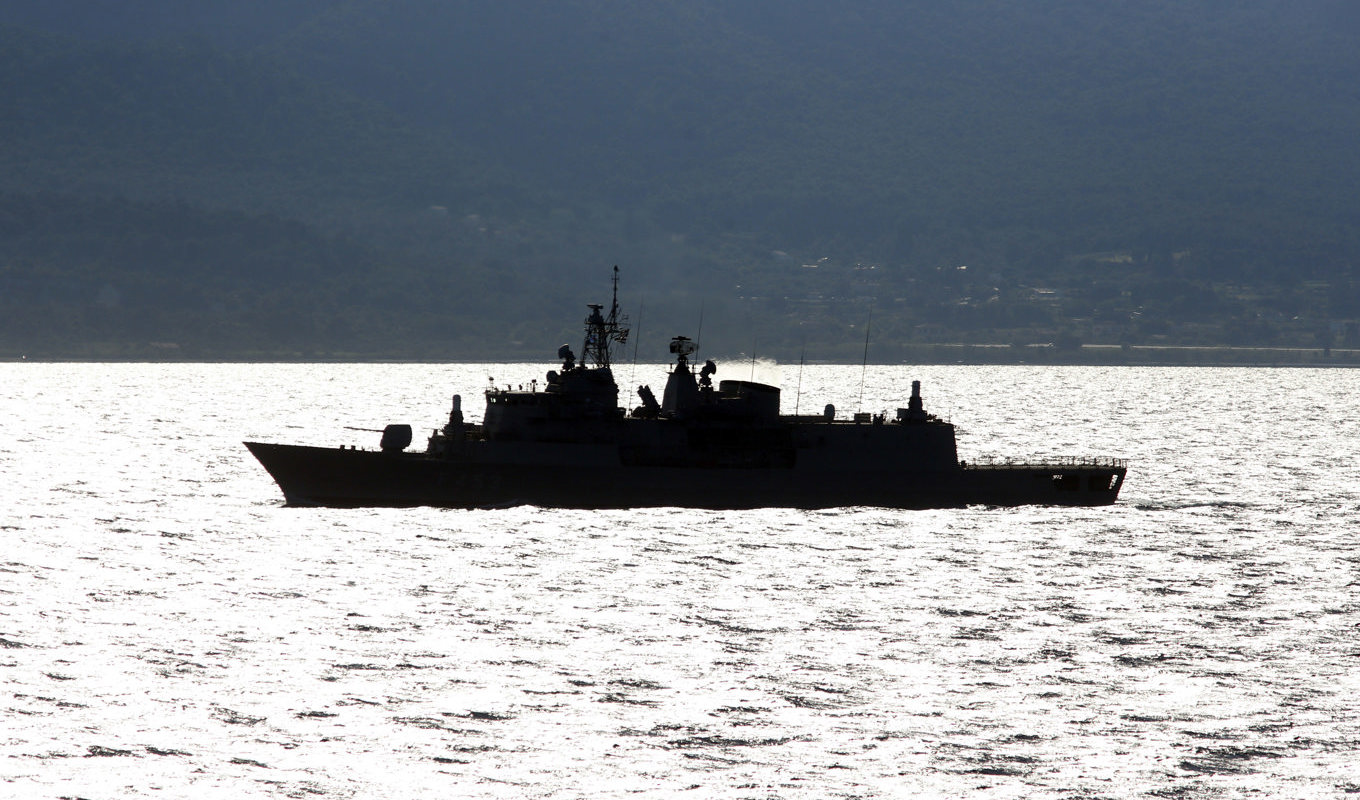 En båt i Egeiska havet tillhörande den turkiska kustbevakningen. Arkivbild. Foto: Lefteris Pitarakis/AP/TT