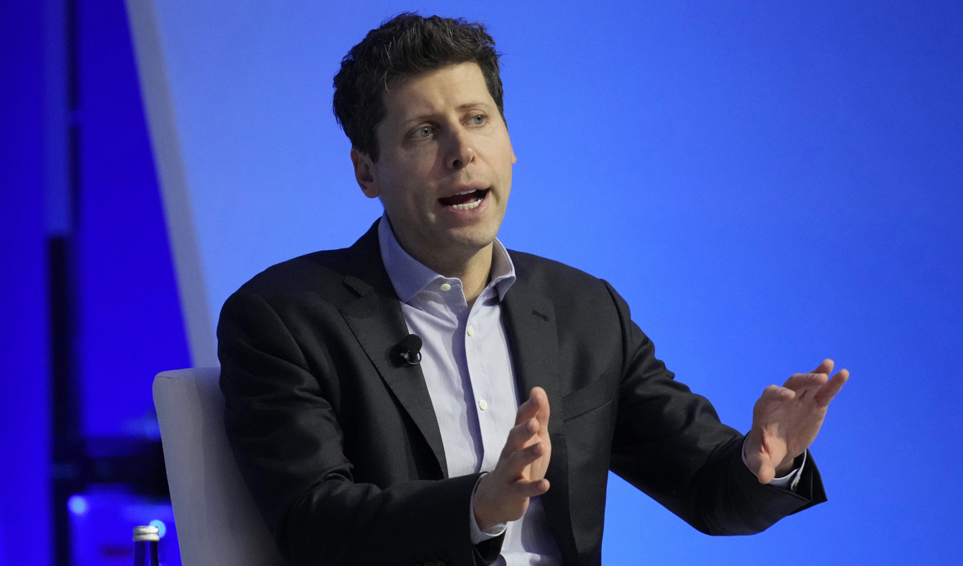 Det har stormat kring Open AI och Sam Altman som fick lämna vd-rollen i helgen. Foto: Eric Risberg AP/TT