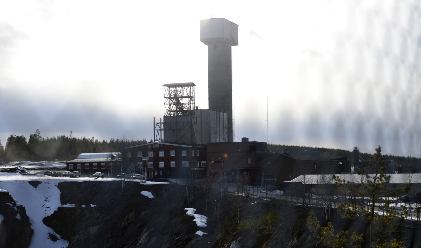 En dödsolycka har inträffat i närheten av Bolidens i Kristineberg. Arkivbild. Foto: Henrik Montgomery/TT