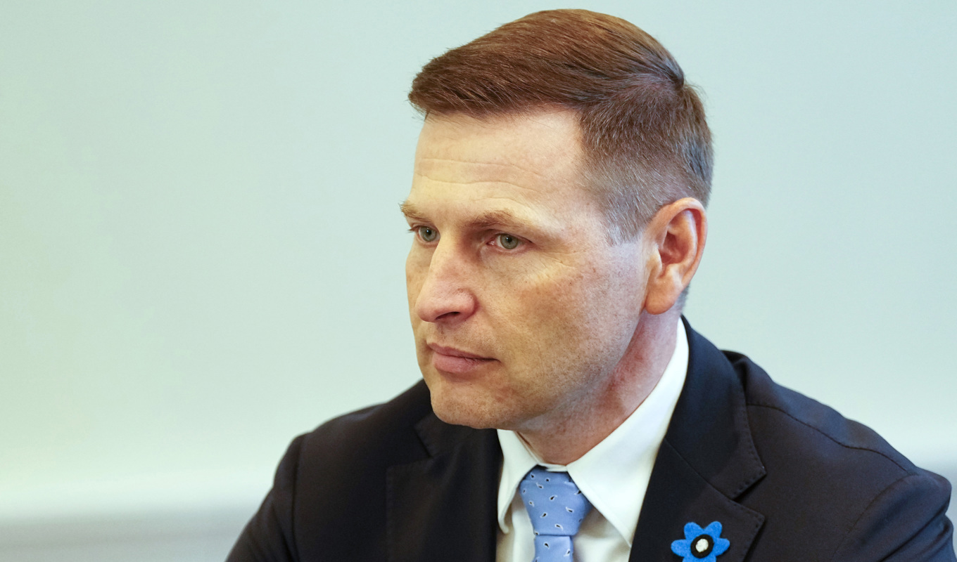 Estlands försvarsminister Hanno Pevkur. Arkivbild. Foto: Pavel Golovkin/AP/TT