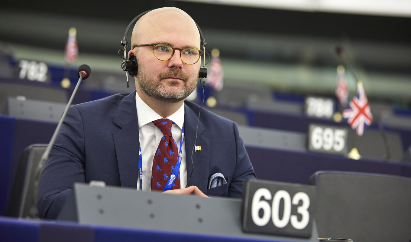 Sverigedemokraternas Charlie Weimers (SD). Arkivbild Foto: Fredrik Persson/TT