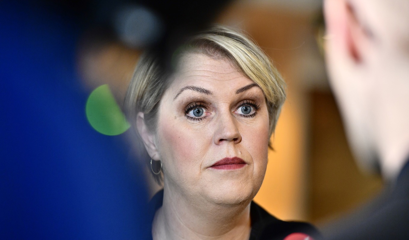 Socialdemokraternas gruppledare Lena Hallengren. Arkivbild. Foto: Caisa Rasmussen/TT