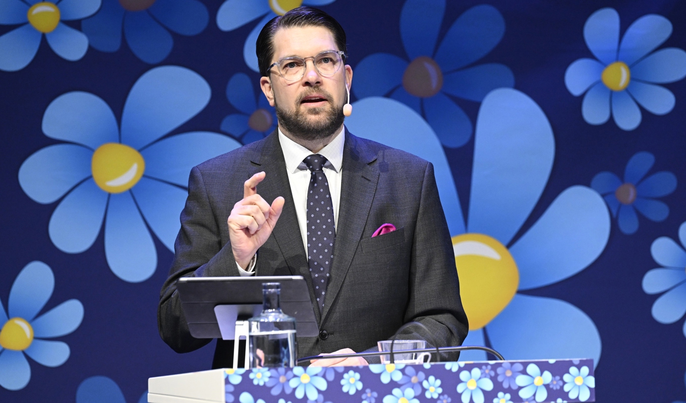 Partiledare Jimmie Åkesson (SD). Foto: Jessica Gow/TT