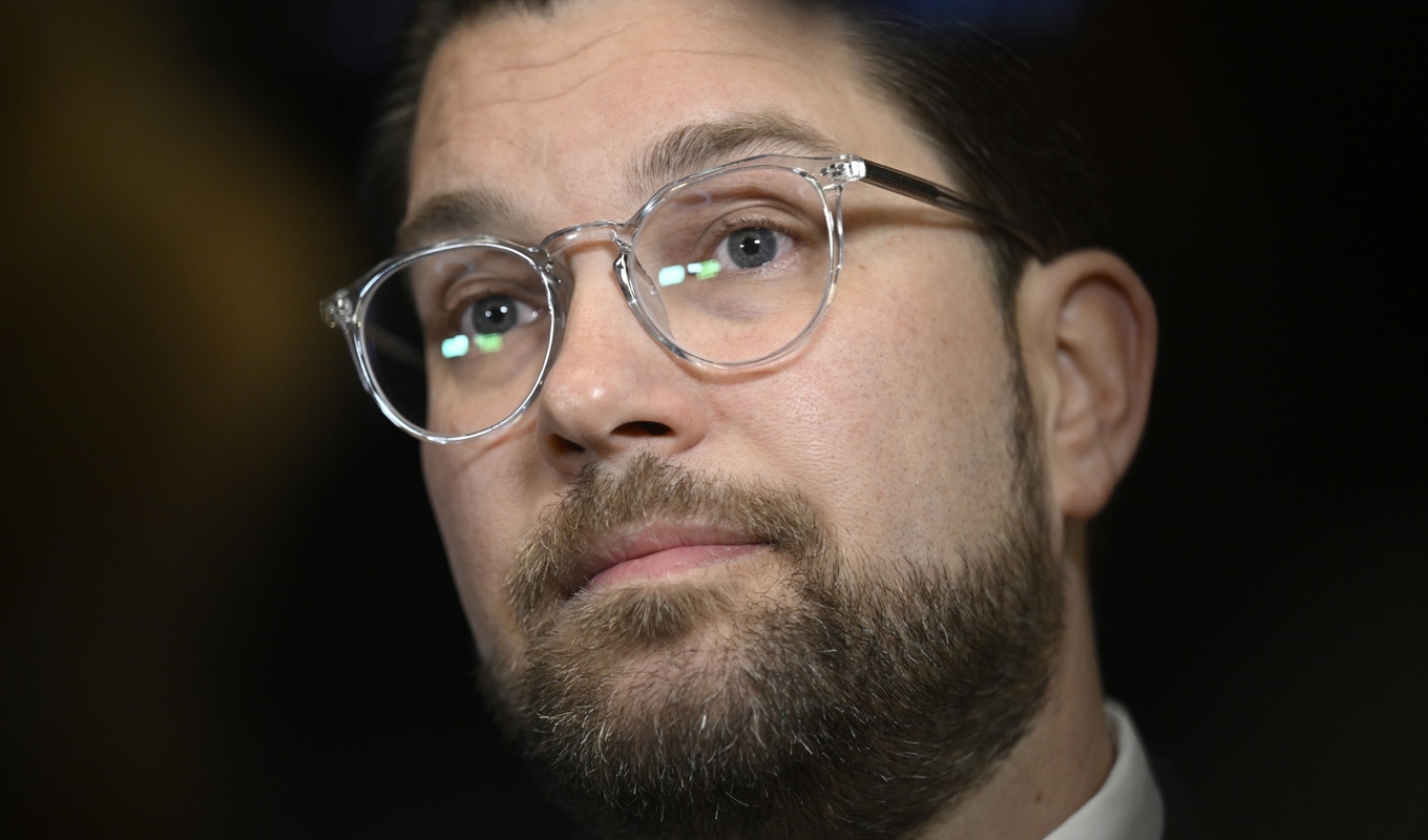 Jimmie Åkesson försvarar sitt uttalande. Arkivbild. Foto: Fredrik Sandberg/TT