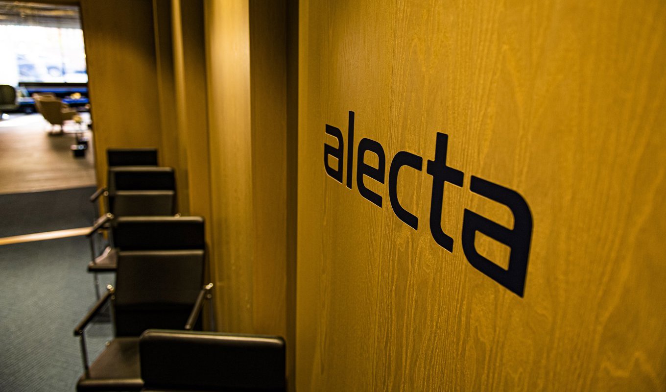 Arkivbild från tjänstepensionsföretaget Alectas huvudkontor i Stockholm. Foto: Tim Aro/SvD/TT