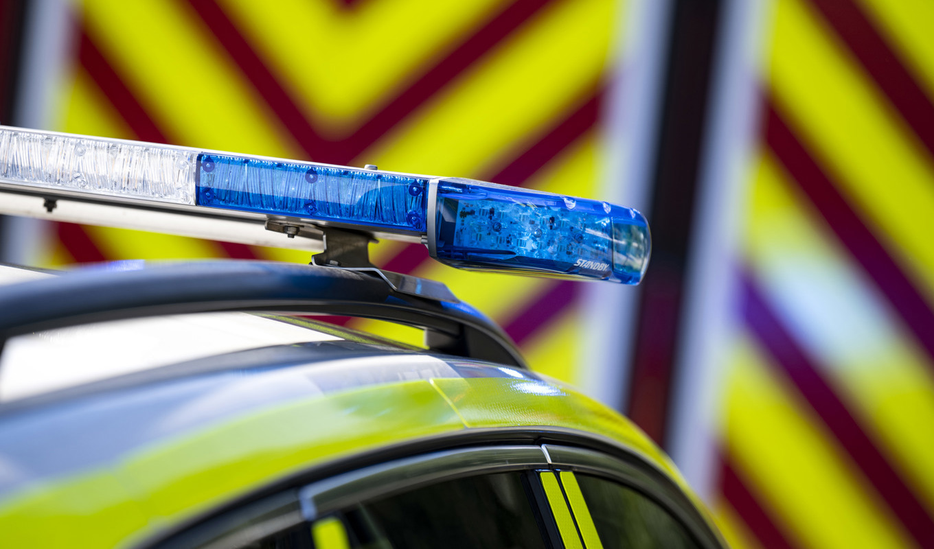 Det finns gasflaskor i den del av industrilokalen som brinner, enligt räddningstjänsten. Arkivbild. Foto: Johan Nilsson/TT