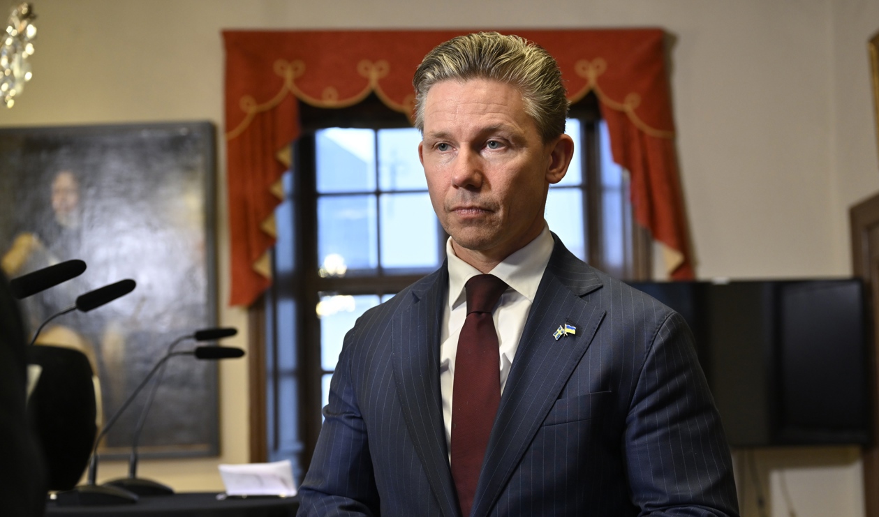 Försvarsminister Pål Jonson (M). Arkivbild. Foto: Henrik Montgomery/TT