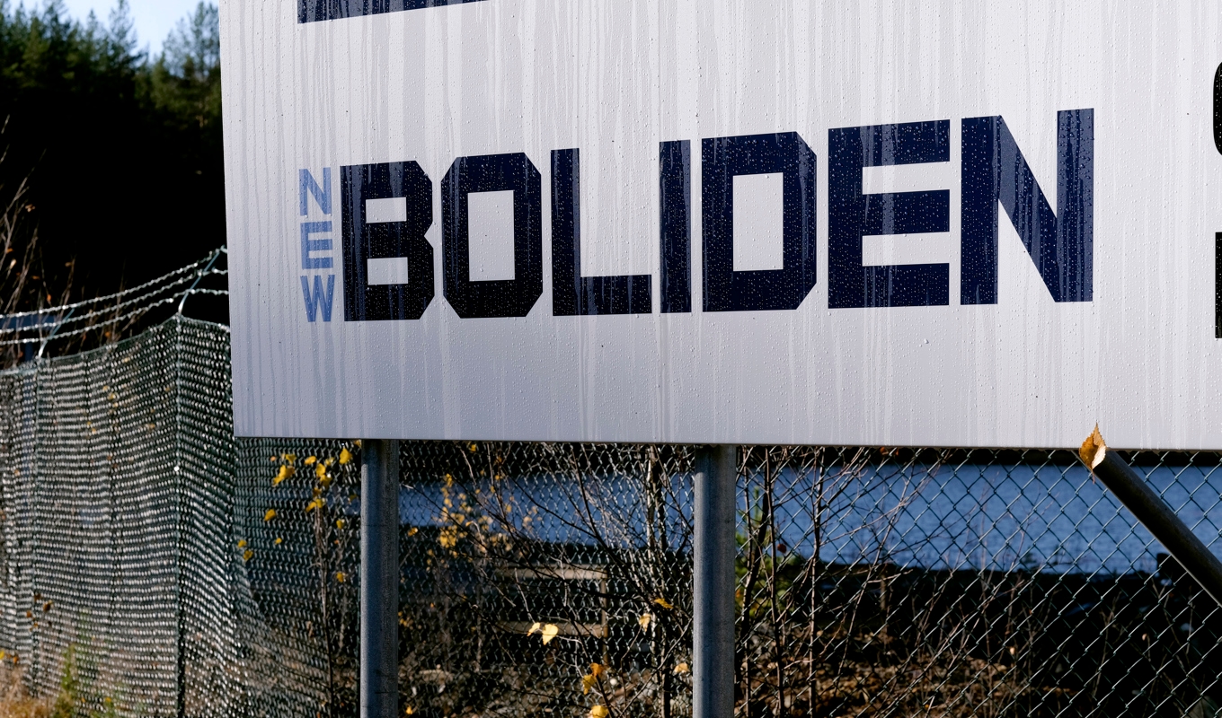 Boliden backar på Stockholmsbörsen. Arkivbild. Foto: Johanna Norin/TT