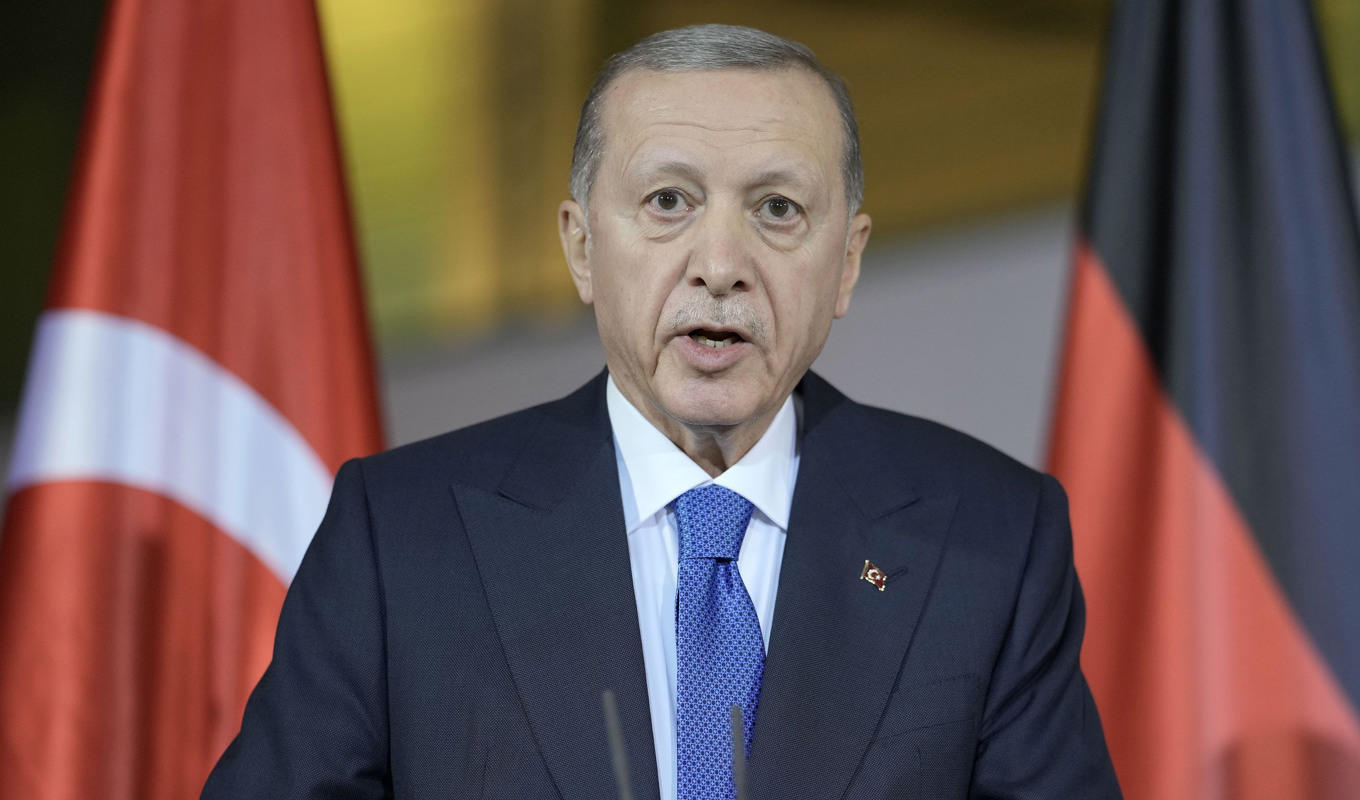 Turkiets president Recep Tayyip Erdogan. Arkivbild. Foto: Markus Schreiber/AP/TT