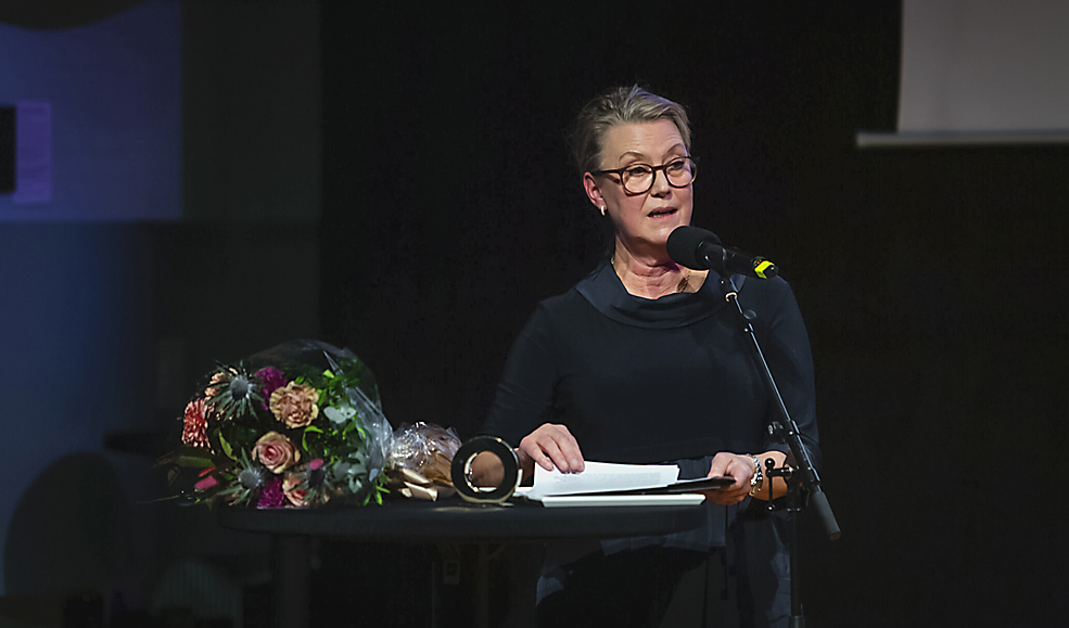 Vid prisceremonin på Kungliga Musikhögskolan tilldelades Paulander Årets MusikBoj. Foto: Kalle Sund