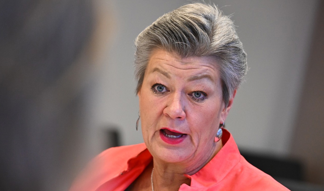 EU:s inrikeskommissionär Ylva Johansson varnar för terrordåd. Arkivbild. Foto: Claudio Bresciani/TT