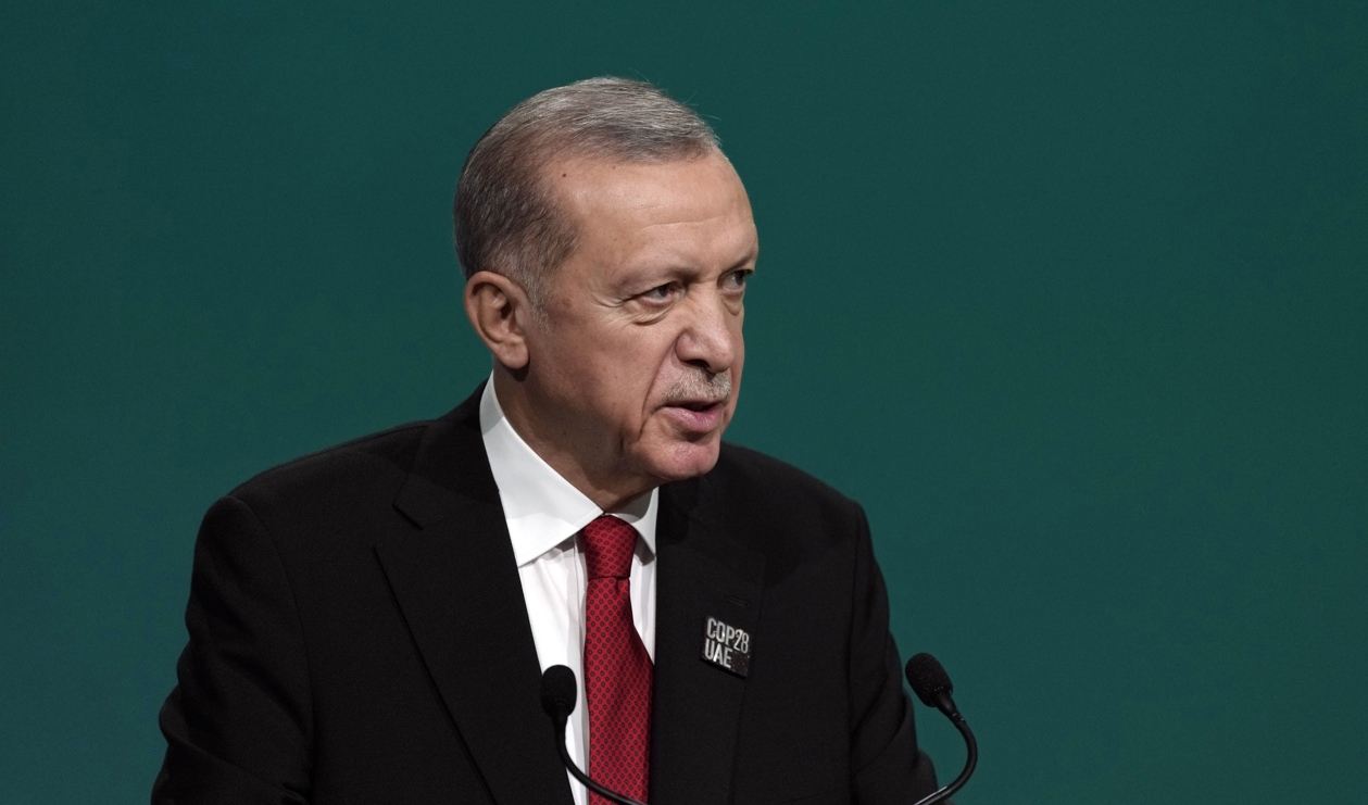 President Recep Tayyip Erdogan har skickat vidare Sveriges Natoansökan till parlamentet. Arkivbild. Foto: Peter Dejong/AP/TT