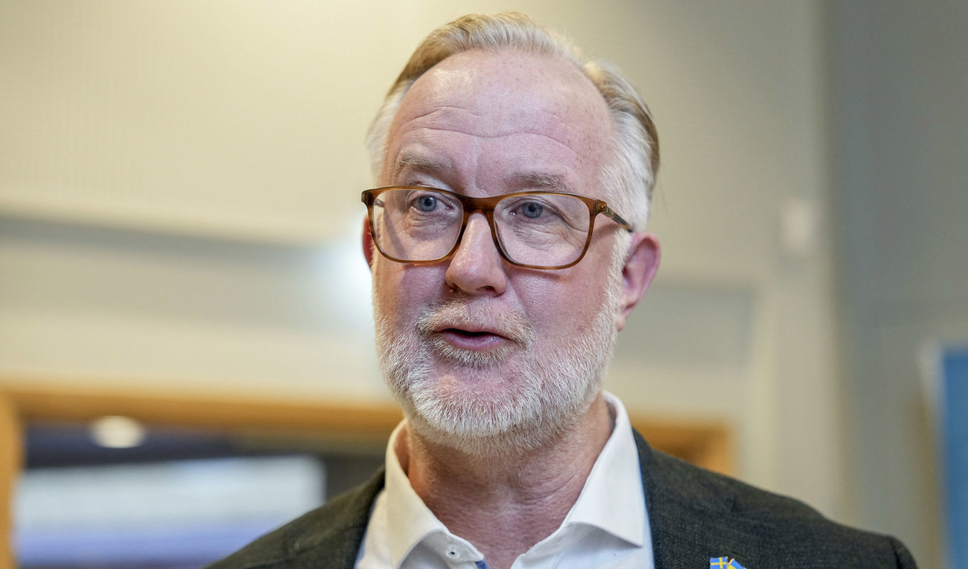 Johan Pehrson, Liberalernas partiledare. Arkivbild. Foto: Carolina Byrmo/TT